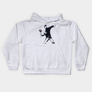 Banksy's Flower Bomber Kids Hoodie